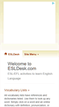 Mobile Screenshot of esldesk.com